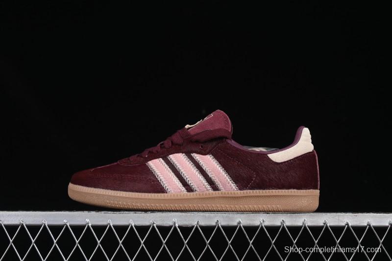 Adidas Samba OG Casual Sneakers with Classic Trefoil Logo - JP5330