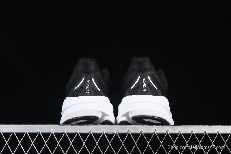 HOKA ONE ONE Bondi 9 Knit Lightweight Casual Running Shoes - 1162012 BWHT