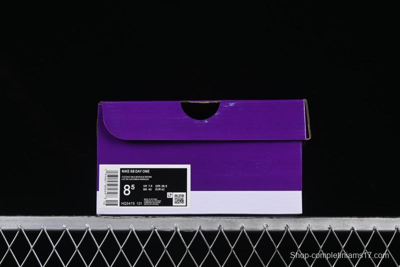 Nike SB Day One Low Top Casual Skate Shoes with Air Zoom Cushioning - HQ3475-121