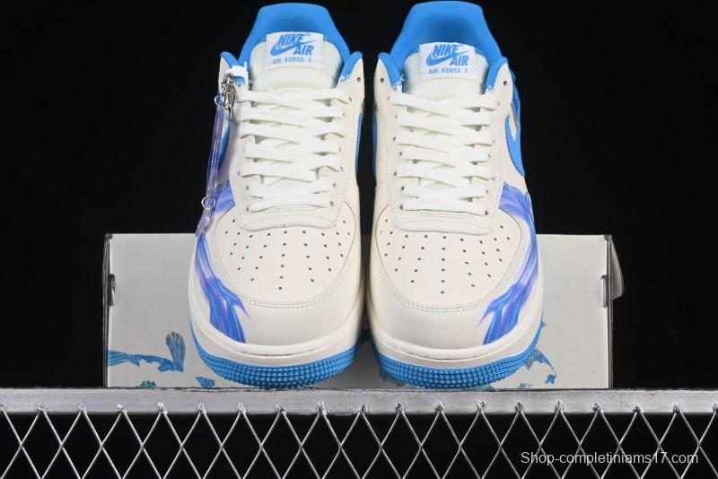 Nike Air Force 1'07 Low Nezha Collaboration Spirit Pearl Low-Top Casual Sneakers - DF0188-049