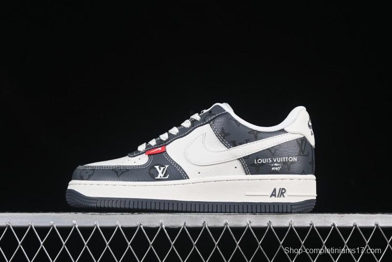 Nike Air Force 1 '07 Low LV Collaboration Beige Print Casual Sneakers - CS5288-002