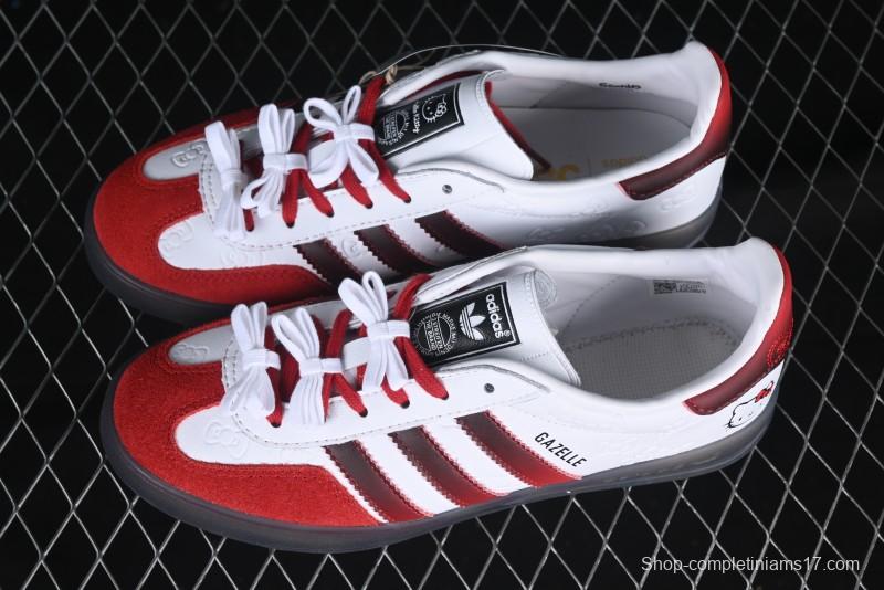 Adidas Originals Gazelle Indoor II Retro Casual Slip-Resistant Wear-Resistant Low-Top Sneakers - II0013