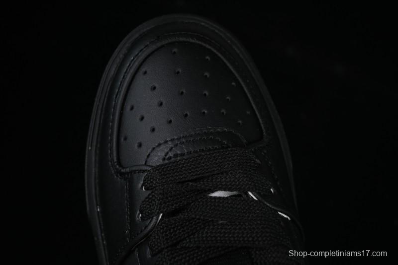 NY Yankees Black Leather Sneakers with Bold Pink Logo