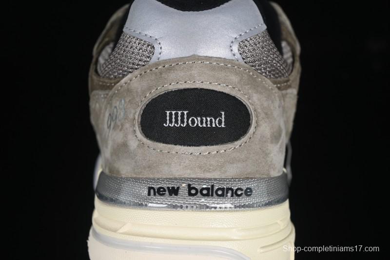 New Balance Made In USA M993 Series Classic Retro Casual Running Shoes with Heritage Design - U993JJ