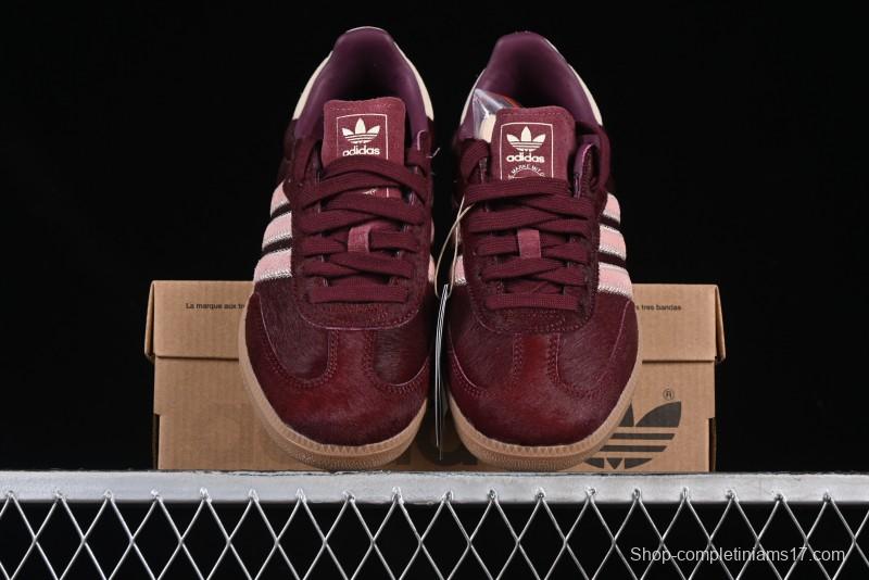 Adidas Samba OG Casual Sneakers with Classic Trefoil Logo - JP5330