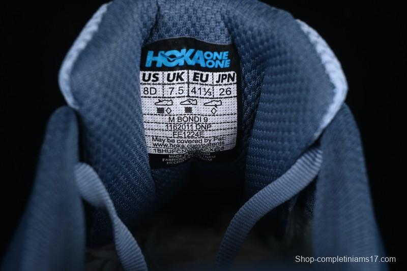 HOKA ONE ONE Bondi 9 Knit Lightweight Casual Running Shoes - 1162011 DNP