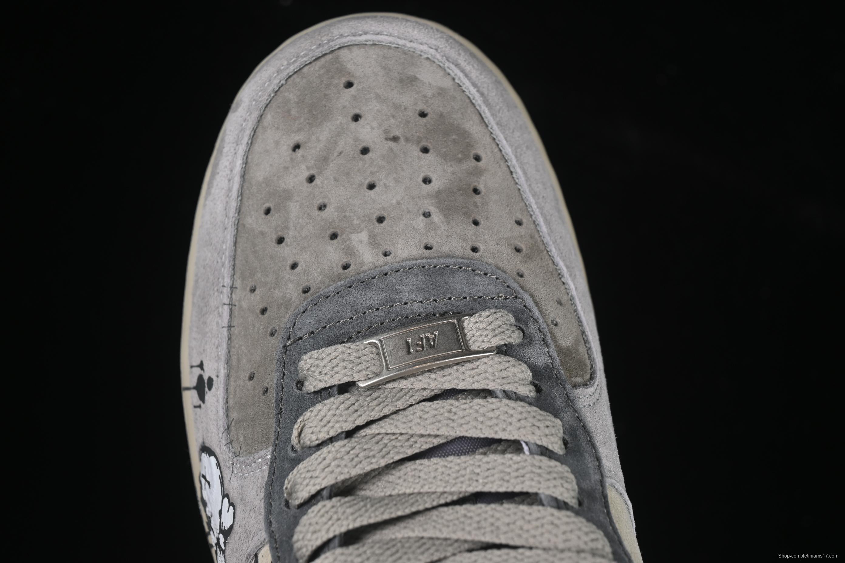 Nike Air Force 1'07 Low Dark Skull Casual Sneakers - YD2425-660