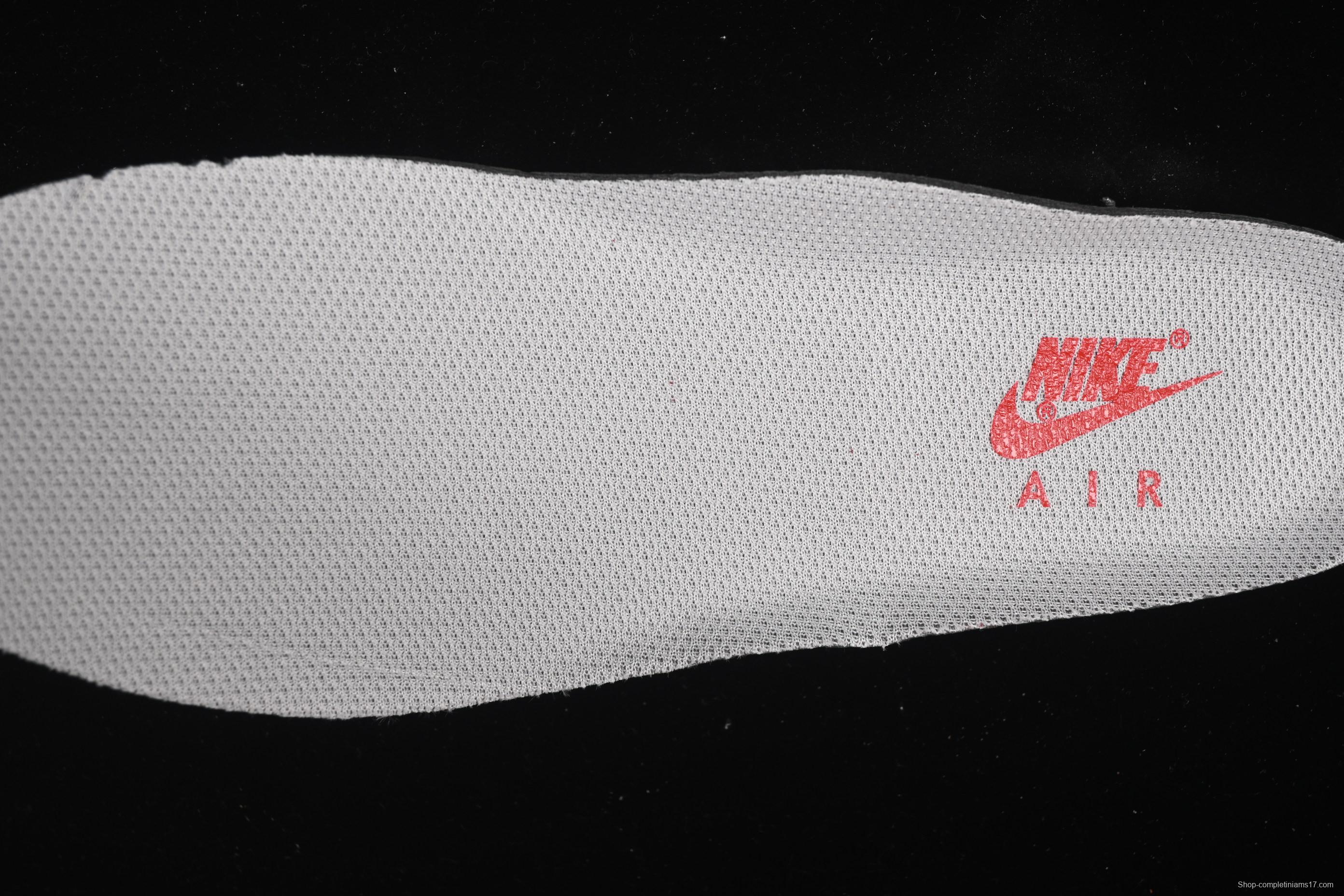 Nike Air Force 1 '07 Low Supreme Collaboration Sneakers with Red Snake Swoosh - DF0188-040