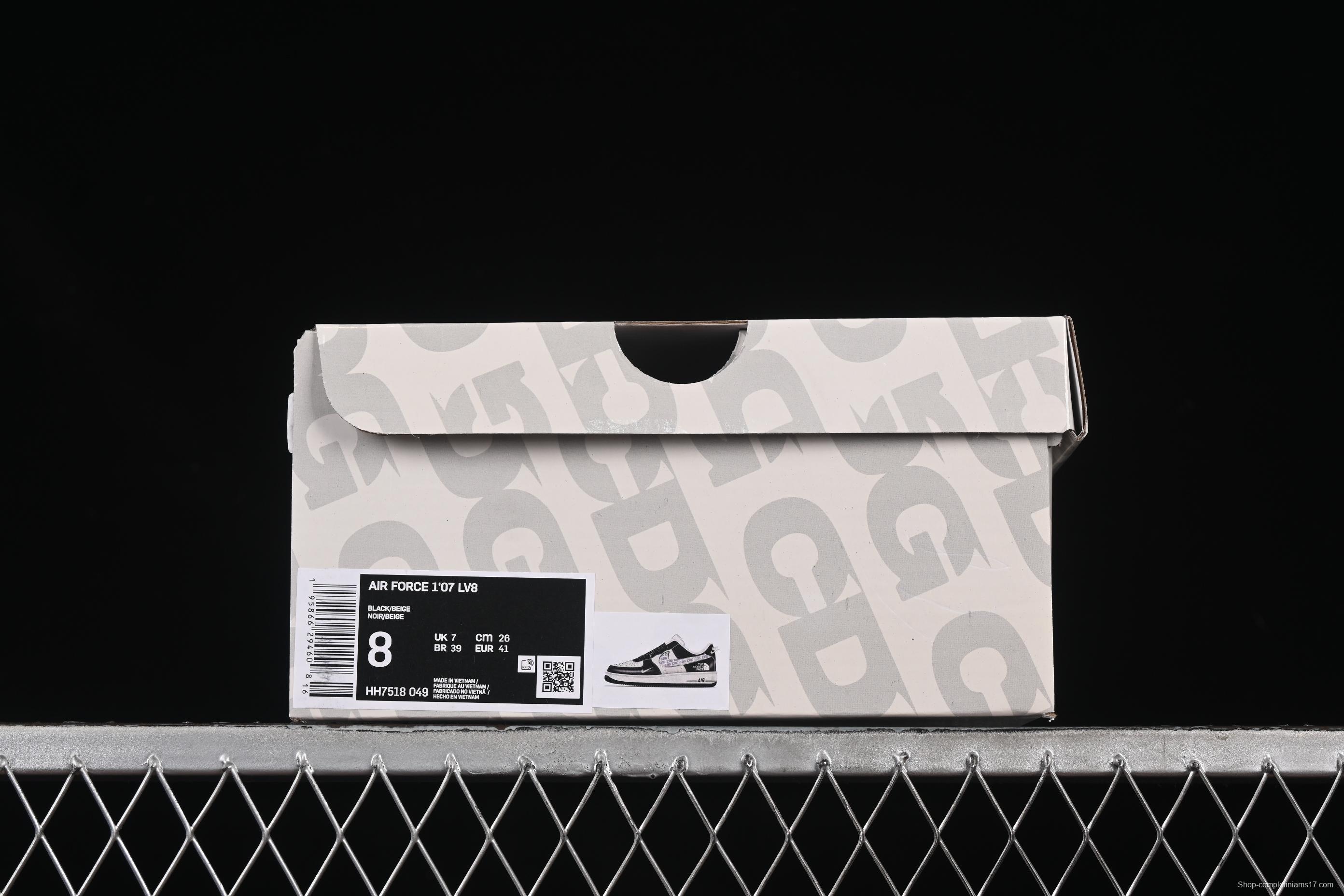Nike Air Force 1'07 Low The North Face x CDG Panda Casual Sneakers - HH7518-049