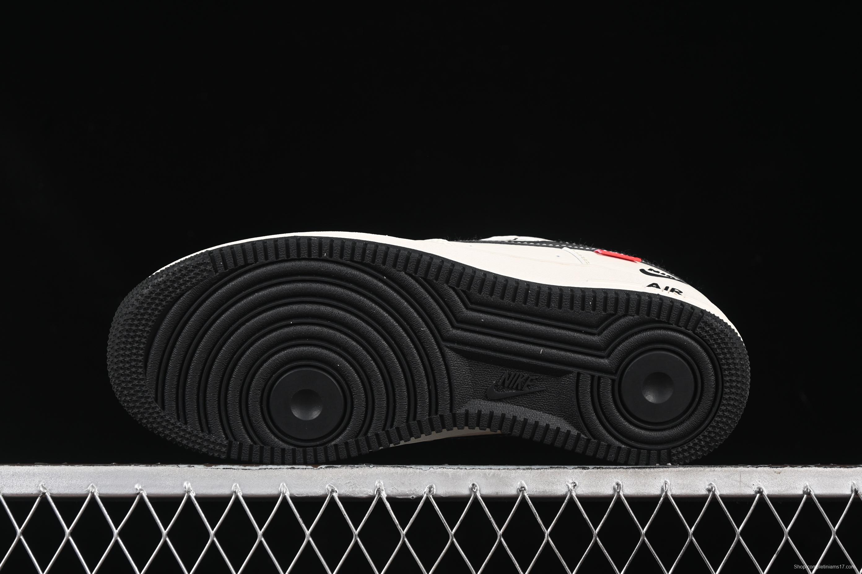 Nike Air Force 1 '07 Low Supreme Casual Sneakers with Full-Length Air Cushion - HH7518-038
