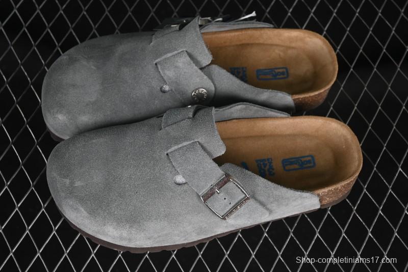 Birkenstock Arizona Soft Footbed Sandals with Suede Leather and Lambswool Lining - G.D4