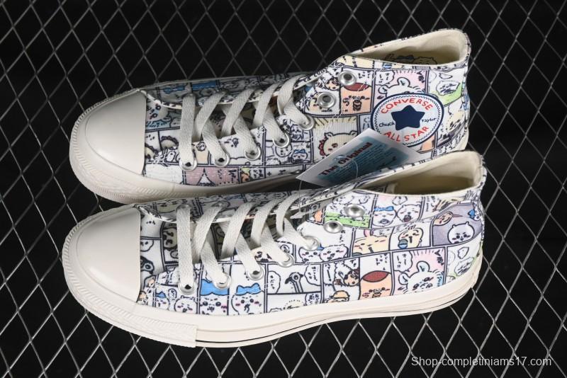 Converse Chiikawa x Converse All Star CM Hi Usagi Emoji Collaboration High Top Casual Sneakers - 1SE426