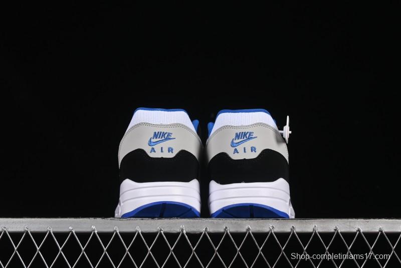 Nike Air Max 1 Retro Running Shoes with Half-Sole Air Cushion - 875855-001