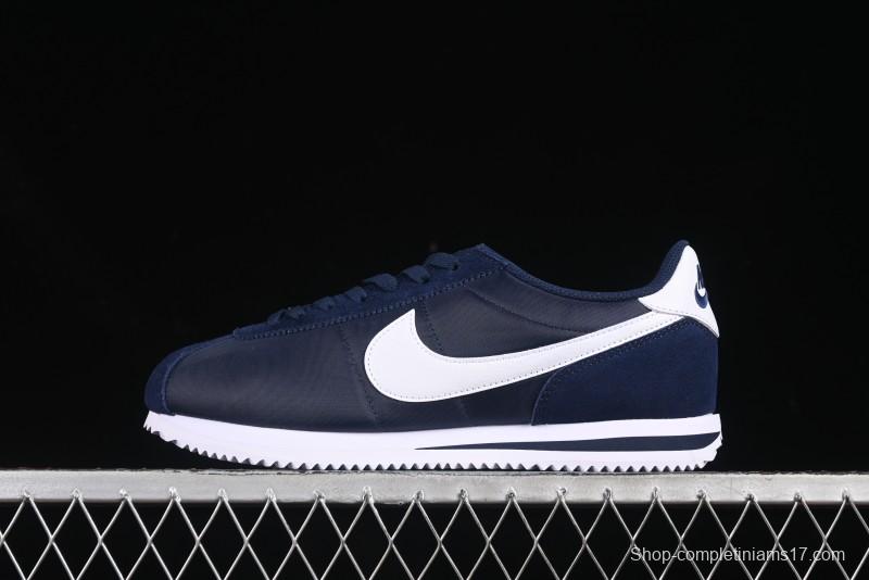 Nike Classic Cortez Leather Retro Running Shoes with Cushioned Sole - HF0263-400