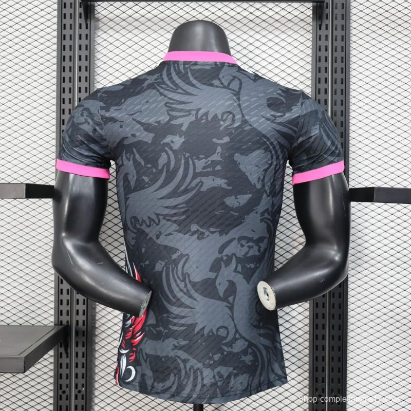 Player Version 25/26 Liverpool Black with Pink Accents Design Jersey