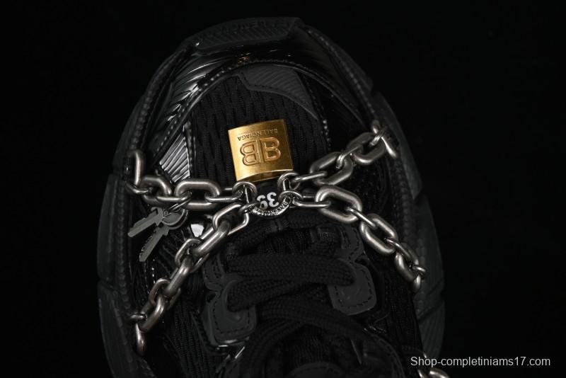 Balenciaga Phantom Sneaker 3XL Running Shoes with Transparent Heel Strap - W3XPL1882