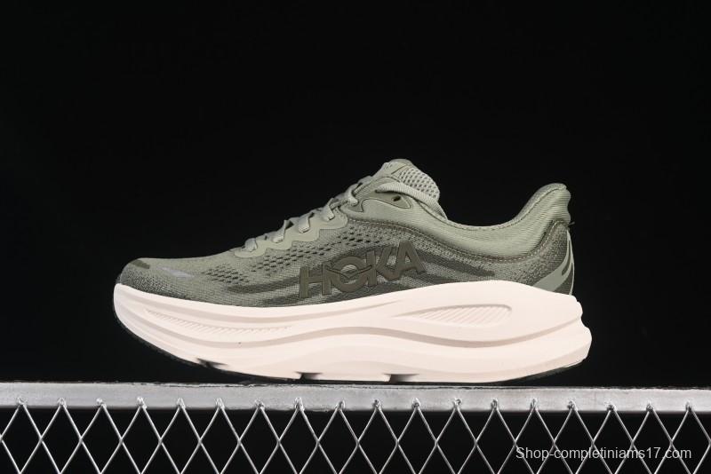 HOKA ONE ONE Bondi 9 Cushioned Running Shoes with Soft EVA Midsole - 1162011 SSSC