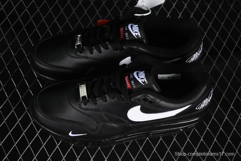 Nike Air Max 1 Retro Running Shoes with Half-Sole Air Cushion - HF8813-001