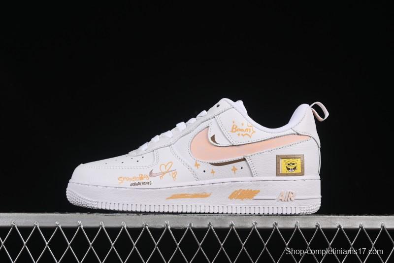 Nike Air Force 1'07 Low SpongeBob SquarePants Casual Sneakers - FB8971-070