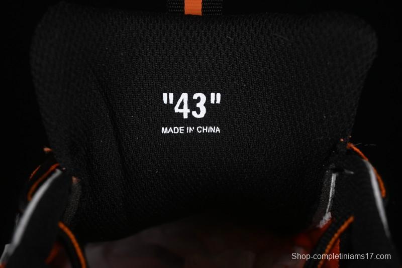 Off-White Be Right Low-Top Lifestyle Sneakers in Grey Orange - X.E5