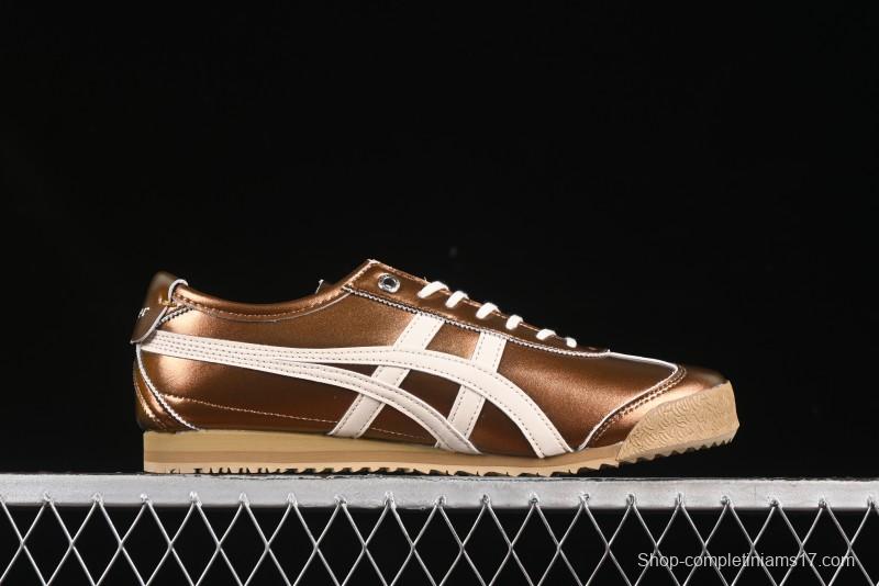 Onitsuka Tiger Mexico 66 SD Low-Top Leather Sneakers for Casual Running - 1183C468-200