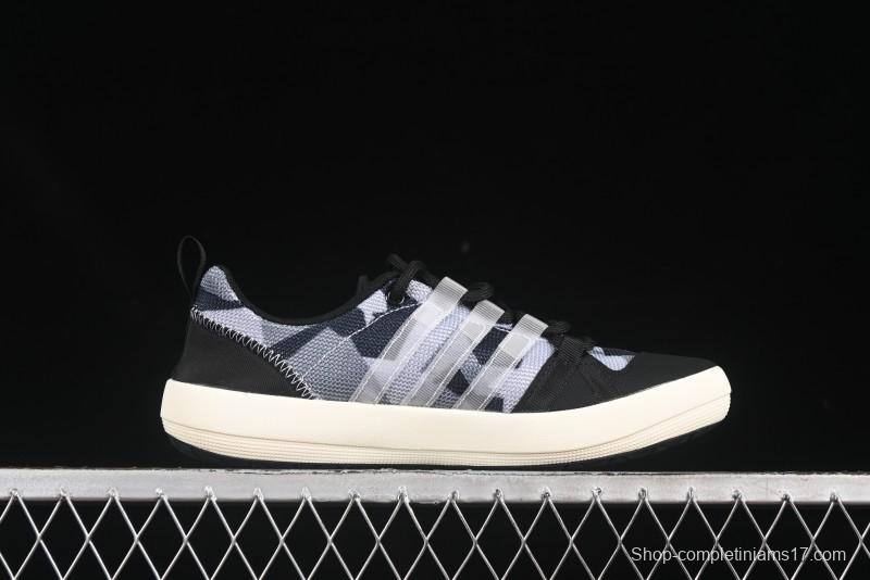 Adidas Climacool Boat Lace Graphic Running Shoes with Breathable Mesh and Cushioned Sole - BA8397