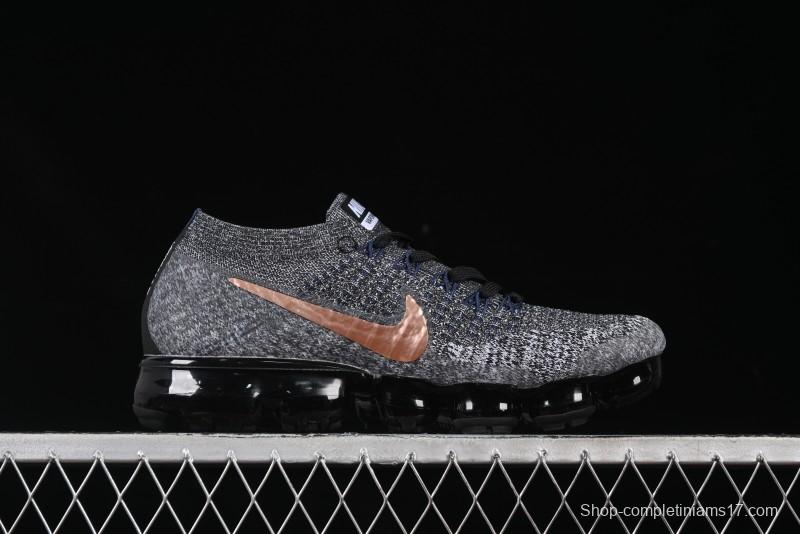 Nike Vapormax Flyknit Breathable Casual Running Shoes with Full-Length Air Cushion - 849558-010