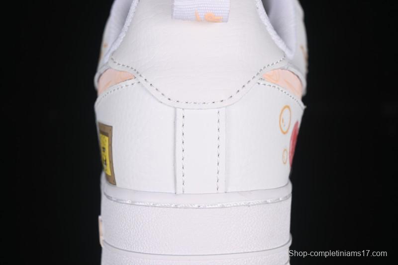 Nike Air Force 1'07 Low SpongeBob SquarePants Casual Sneakers - FB8971-070