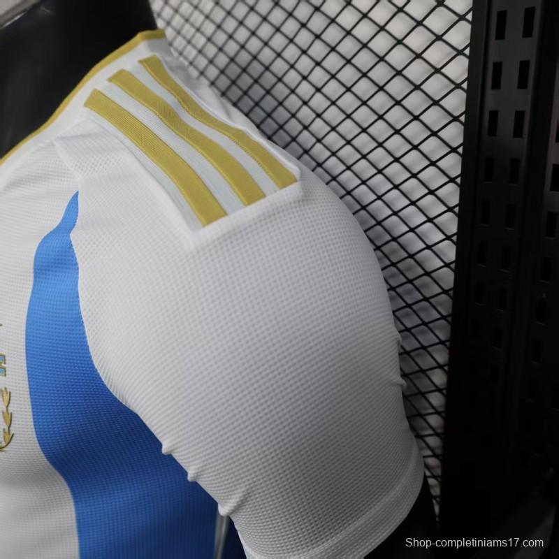 Player Version 2025 Argentina Home Jersey