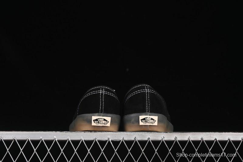 Vans Premium Authentic Suede Retro Sneakers with Translucent Rubber Sole - VN000CRQ6RJ