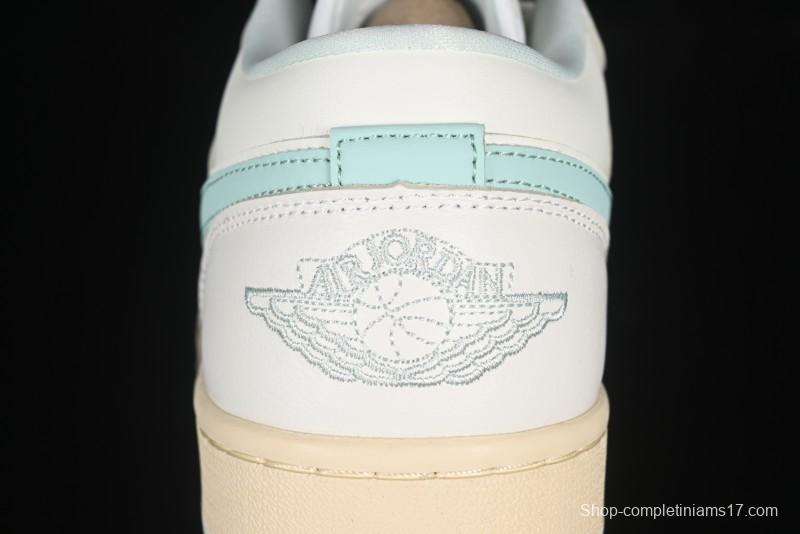 Nike Air Jordan 1 Low AJ1 White Mint Green Low-Top Casual Lifestyle Sneakers - DC0774-134