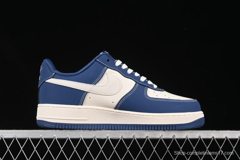 Nike Air Force 1'07 Low Gucci Collaboration Navy Blue Casual Sneakers - KK1988-085