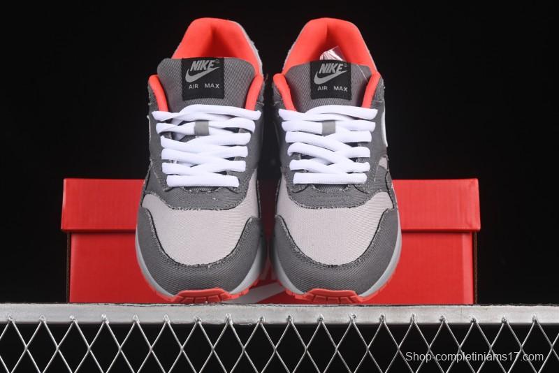 Nike Air Max 1 Retro Running Shoes with Half-Sole Air Cushion - BV1977-011