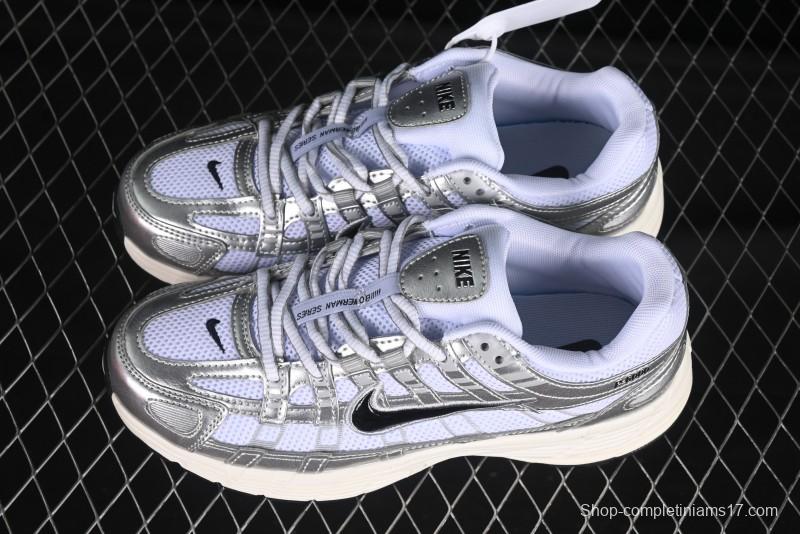 Nike P-6000 Prm Retro Casual Sneakers with Lightweight Design - CD6404-105
