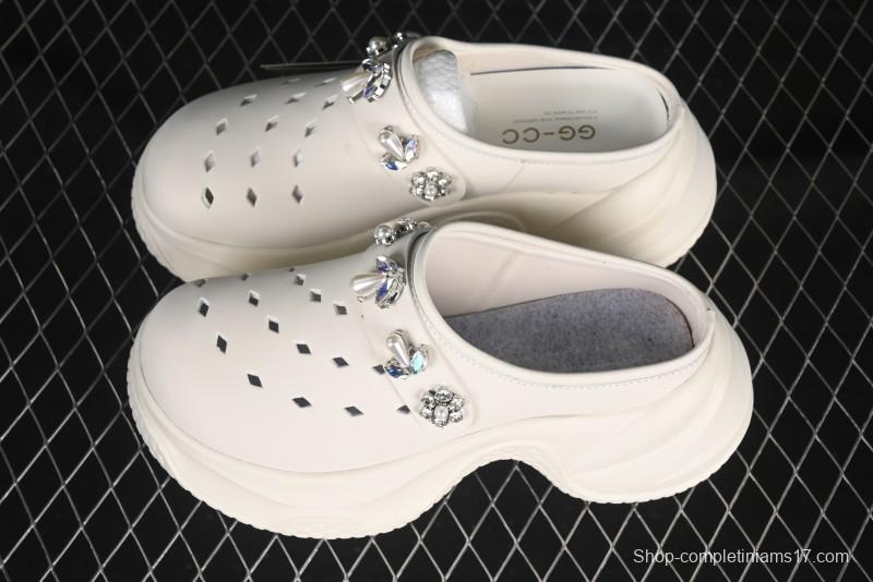 GG-CC Casual Platform Sandals with Thick Sole for Spring Fashion - G25X281