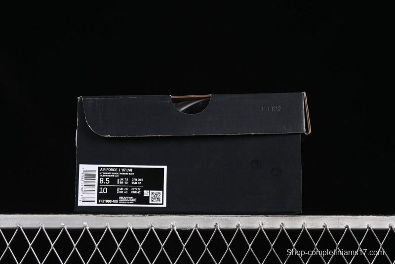 Nike Air Force 1'07 Low Casual Sneakers with Full-Length Air Cushion - HQ1966-400