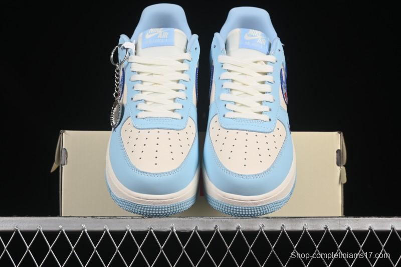 Nike Air Force 1'07 Low Doraemon Casual Sneakers with Full-Length Air Cushion - DF0188-059