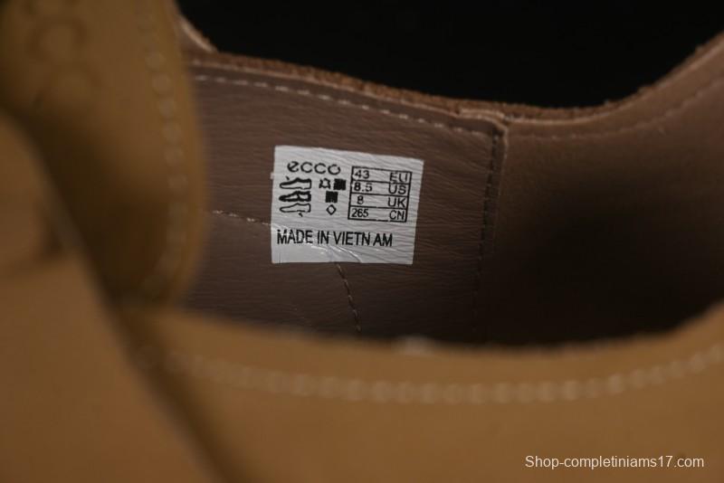 ECCO AT.KOLLEKTIVE Unisex Slip-On Kangaroo Leather Casual Shoes with Norwegian Welt Construction - 63673101002