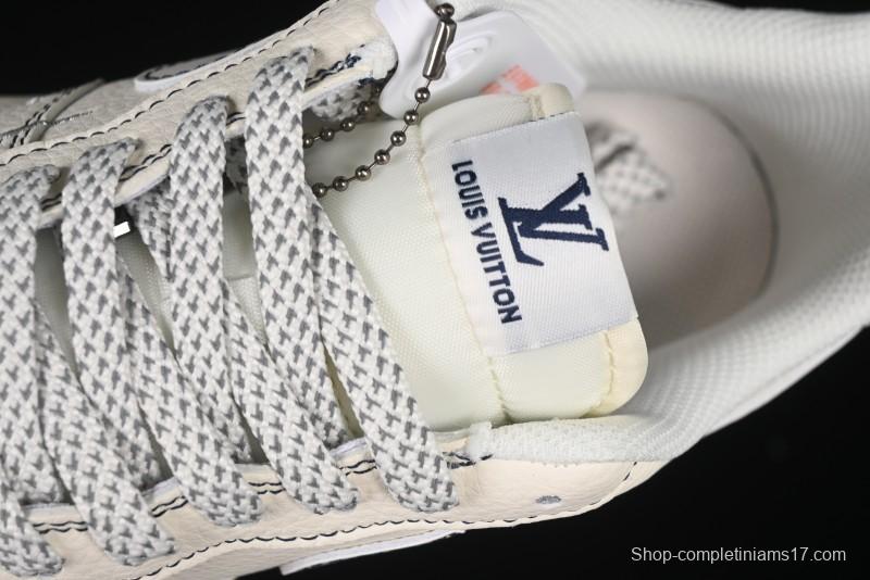 Nike Air Force 1 '07 Low LV Collaboration Black Swoosh Logo Casual Sneakers - XX3168-160