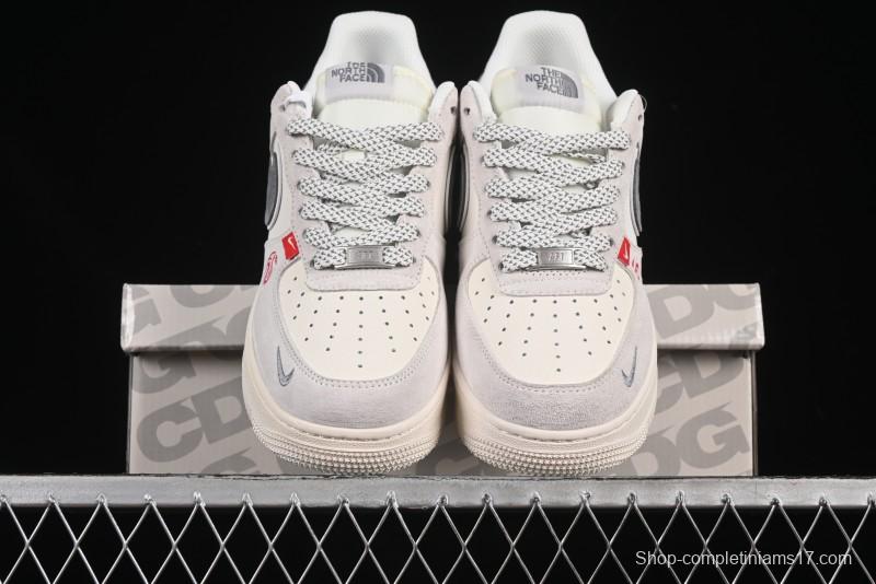 Nike Air Force 1'07 Low The North Face Collaboration Dual-Tone Snake Year Edition Casual Sneakers - YX5066-313