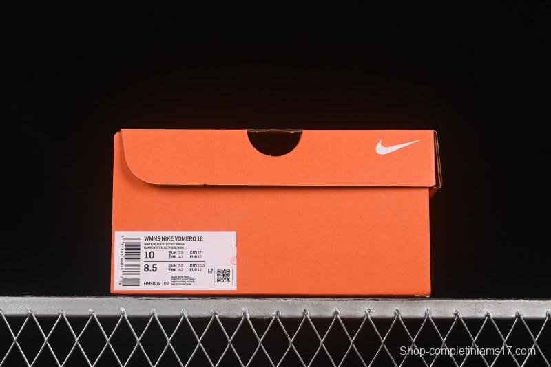 Nike Air Zoom Vomero 18 Lunar Retro Running Shoes with Full-Length Zoom Air Cushion - HM6804-102