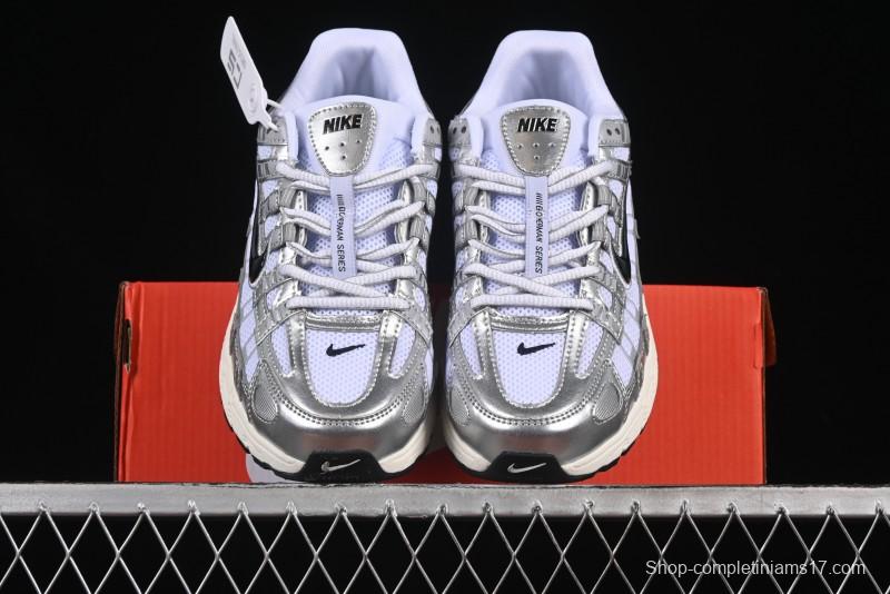 Nike P-6000 Prm Retro Casual Sneakers with Lightweight Design - CD6404-105
