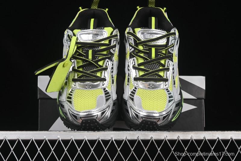 Off-White Be Right White Green Low-Top Lifestyle Casual Shoes - X.E5