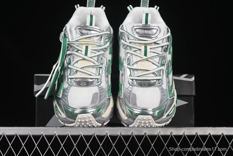 Off-White Be Right Tie-Dye Green Low-Top Lifestyle Casual Shoes - X.E5