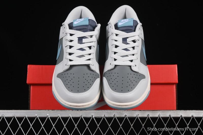 Nike SB Dunk Low Blue Grey Low-Top Casual Skate Shoes - HF5441-001