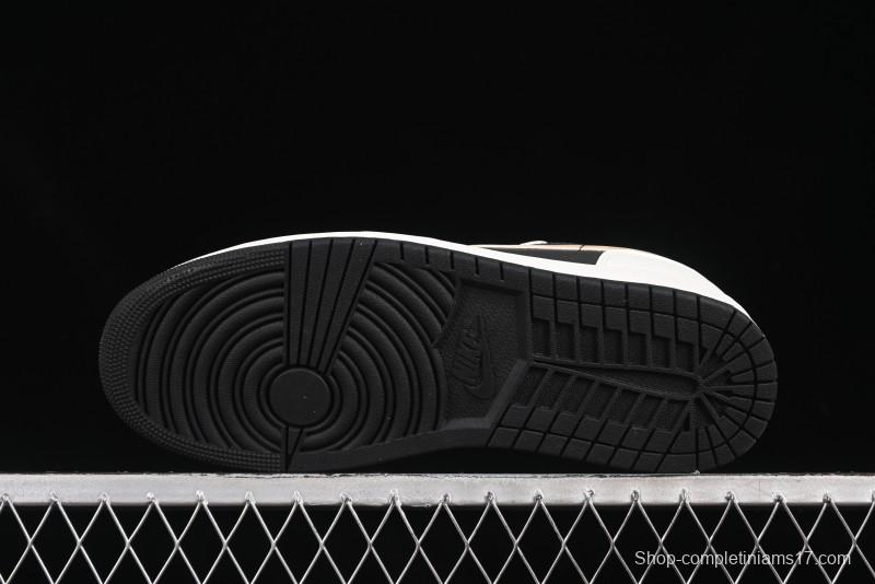 Nike Air Jordan 1 Low AJ1 Retro Casual Sneakers in Black White Grey - IH0649-021