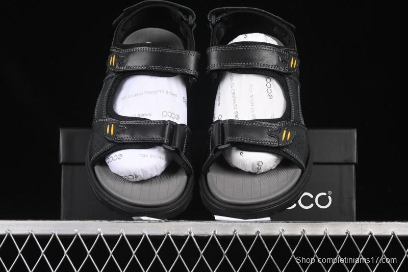 ECCO Off Trail Series Sport Leisure Sandals with Adjustable Hook-and-Loop Strap - 63251701001