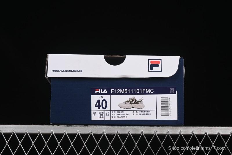 Fila Fusion Fern 2.0 Retro Chunky Sneakers with 3CM Heightening Sole - F12M511101FMC