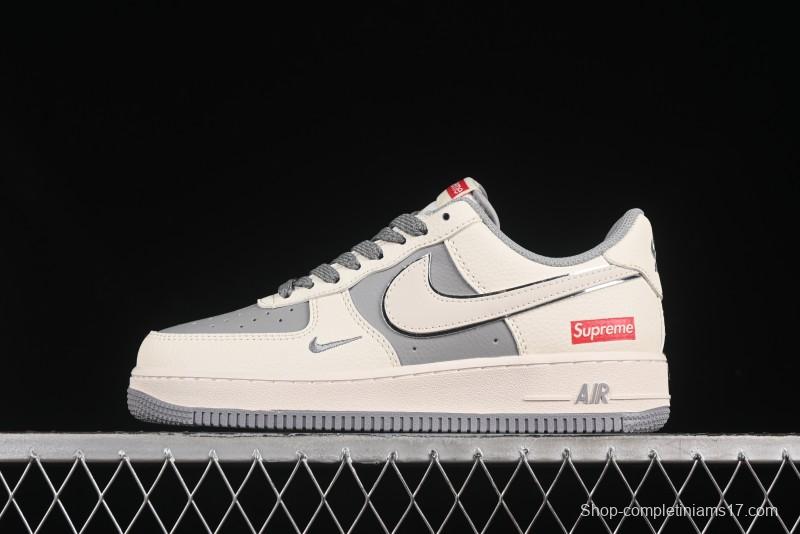 Nike Air Force 1 '07 Low Supreme Casual Sneakers with Full-Length Air Cushion - HH7518-058