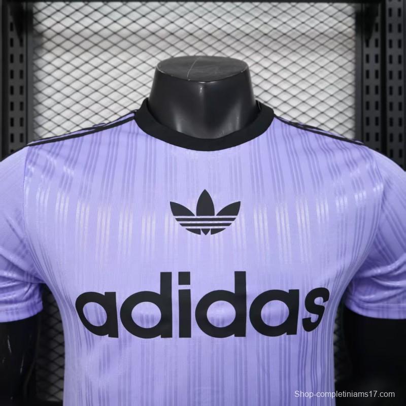 Player Version 2025 Adidas Original Purple T-Shirt